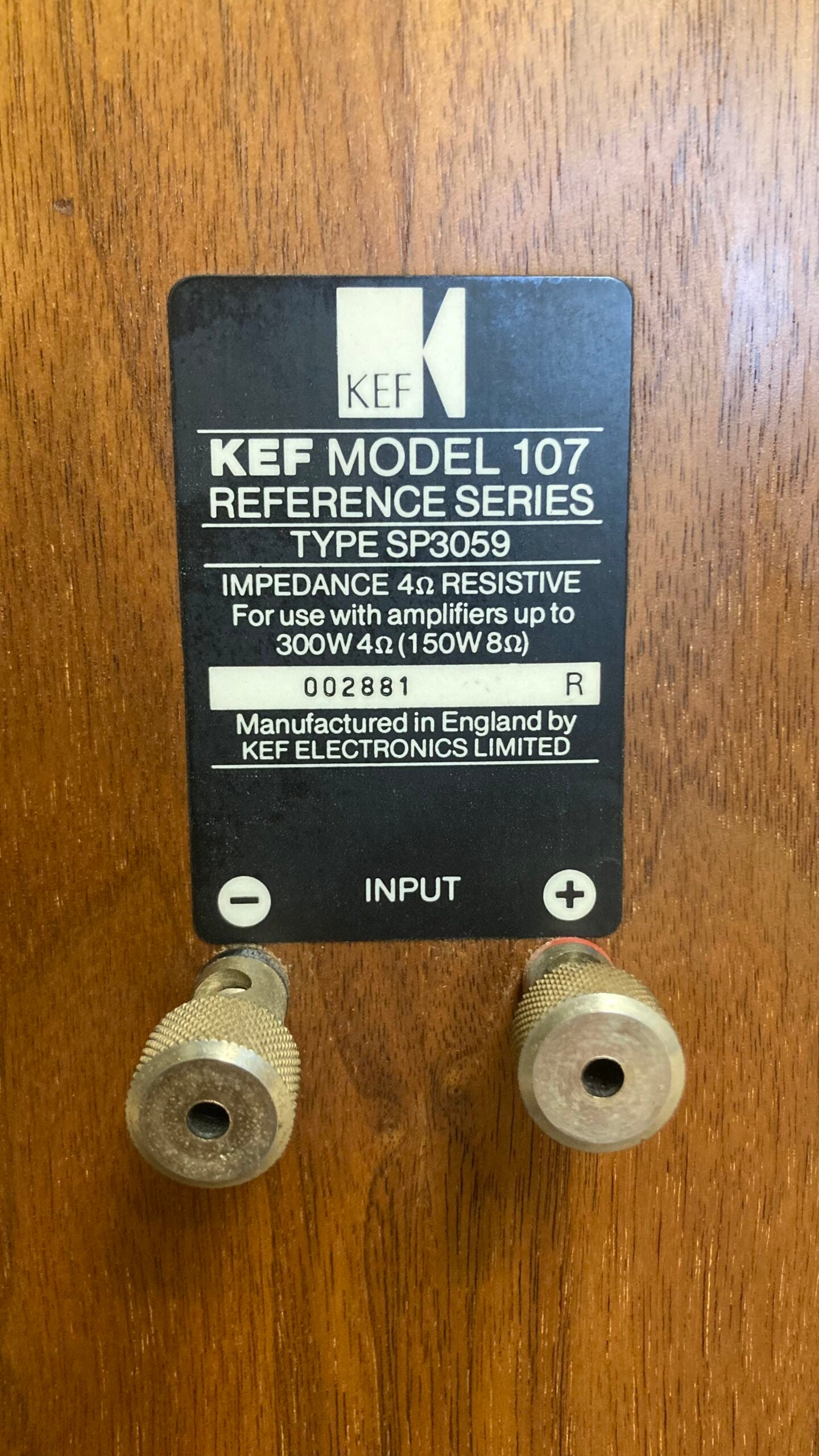 KEF Reference Model 107 Pre-Owned