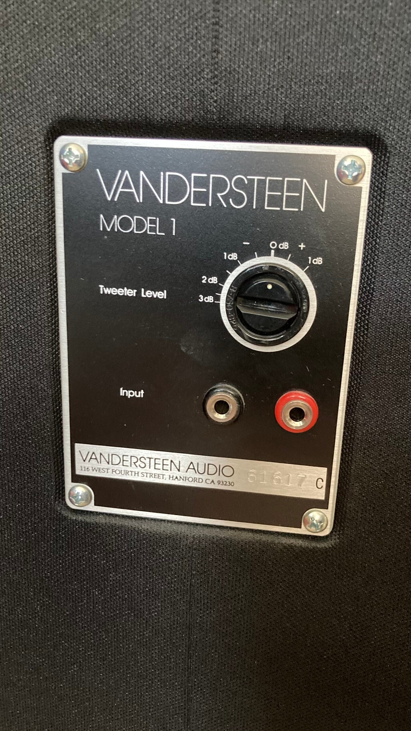 Vandersteen Model 1 PRE-OWNED – Audio Connection